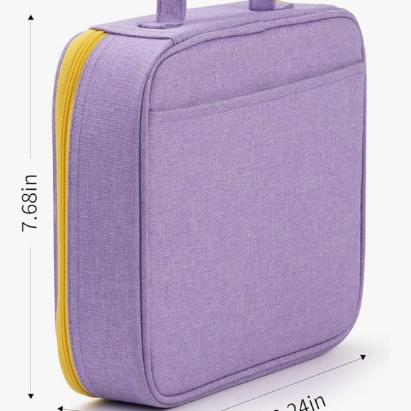 Purple and Yellow Travel Organizer Case - Picture 4 of 4